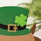 Glitzhome® 24" St. Patrick's Wooden Highland Cow Porch Decor